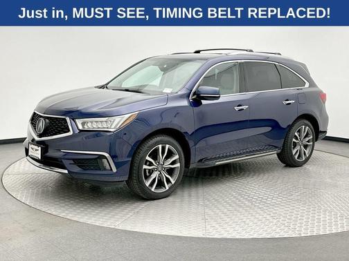 Fathom Blue Pearl 2019 Acura MDX 3.5L w/Advance Package