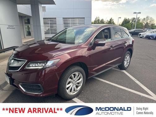 Basque Red Pearl II 2018 Acura RDX Technology Package