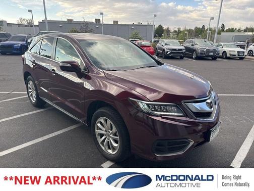 Basque Red Pearl II 2018 Acura RDX Technology Package