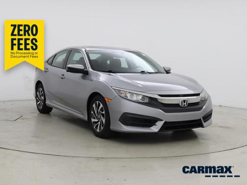 Silver 2017 Honda Civic EX