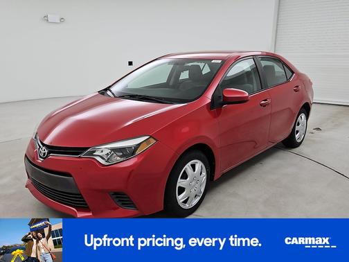 Red 2016 Toyota Corolla LE