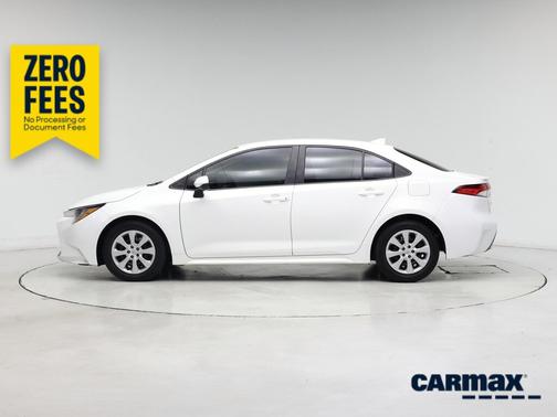 White 2021 Toyota Corolla LE