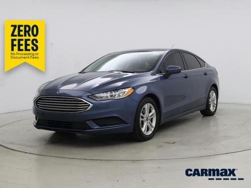 Blue 2018 Ford Fusion SE