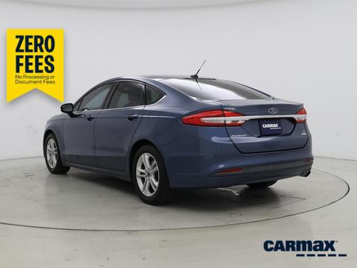Blue 2018 Ford Fusion SE