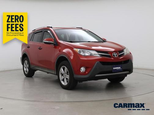 Red 2015 Toyota RAV4 XLE
