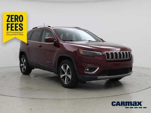 Red 2019 Jeep Cherokee Limited