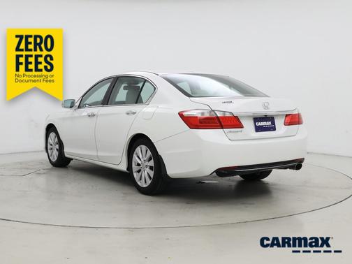 White 2015 Honda Accord EX-L