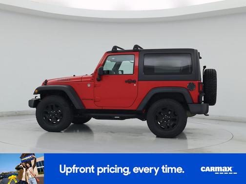Red 2017 Jeep Wrangler Willys Wheeler