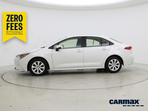 White 2020 Toyota Corolla LE