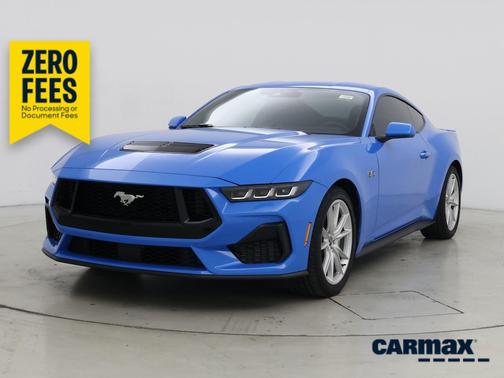 Blue 2024 Ford Mustang GT Premium