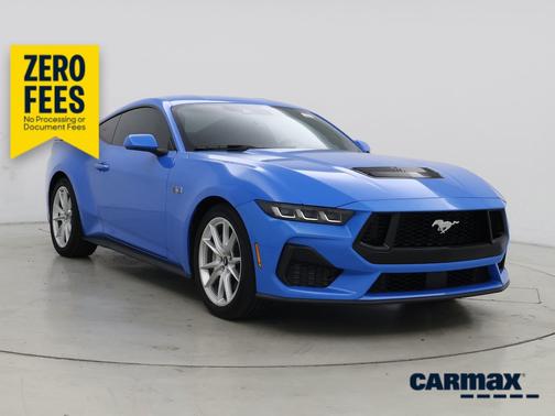 Blue 2024 Ford Mustang GT Premium