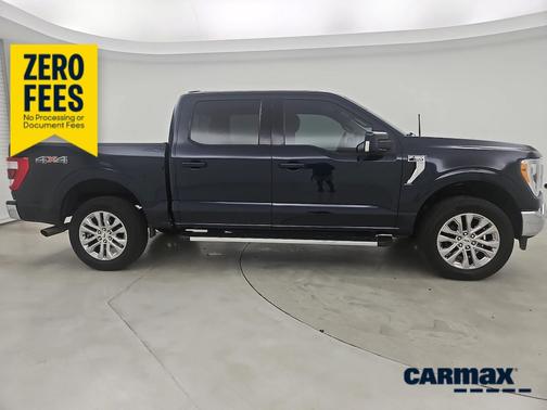 Blue 2021 Ford F-150 Lariat