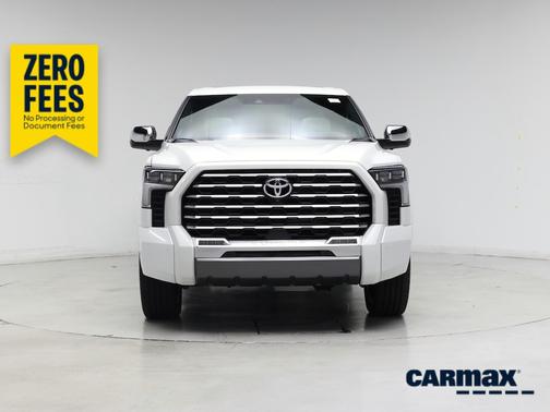 White 2023 Toyota Tundra Hybrid Capstone