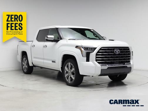 White 2023 Toyota Tundra Hybrid Capstone