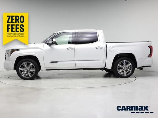 White 2023 Toyota Tundra Hybrid Capstone