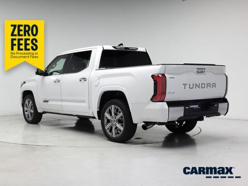 White 2023 Toyota Tundra Hybrid Capstone