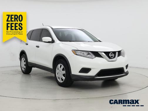 White 2016 Nissan Rogue S