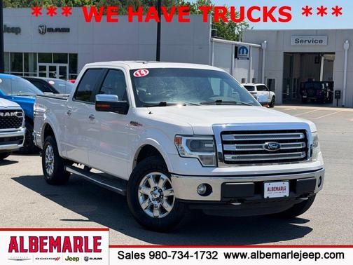 White Platinum Clearcoat Metallic 2014 Ford F-150 Lariat