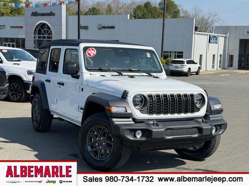 Bright White Clearcoat 2026 Jeep Wrangler Sport SUV