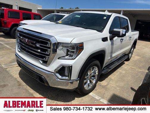 White Frost Tri-Coat 2020 GMC Sierra 1500 SLT