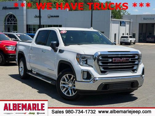 White Frost Tri-Coat 2020 GMC Sierra 1500 SLT