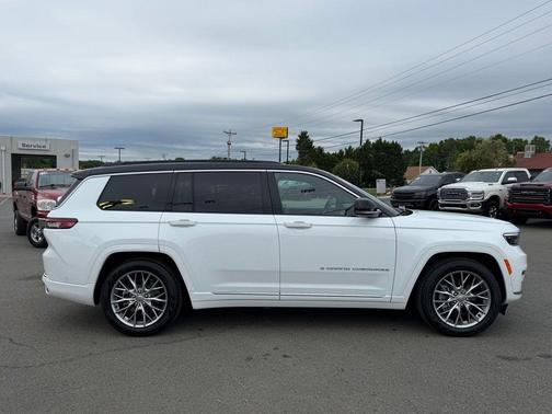 Bright White Clearcoat 2024 Jeep Grand Cherokee L Summit