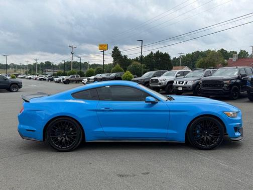 Grabber Blue 2017 Ford Mustang EcoBoost Premium
