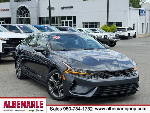 Gravity Gray 2021 Kia K5 EX