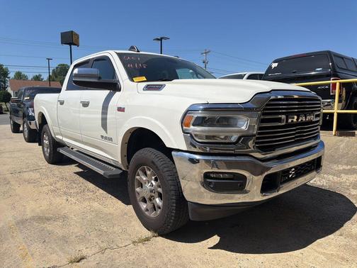 Pearl White 2019 RAM 2500 Laramie