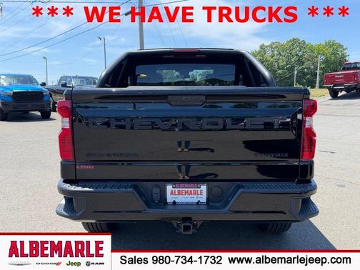 Black 2023 Chevrolet Silverado 1500 Custom