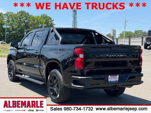 Black 2023 Chevrolet Silverado 1500 Custom
