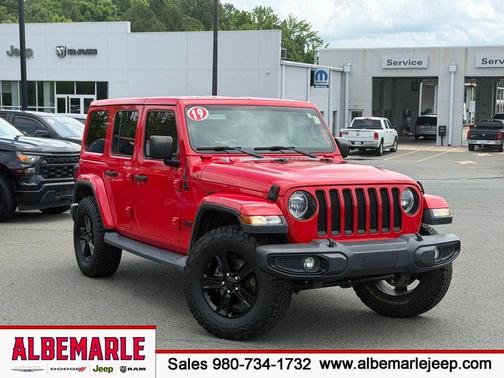 Firecracker Red Clearcoat 2019 Jeep Wrangler Unlimited Sahara