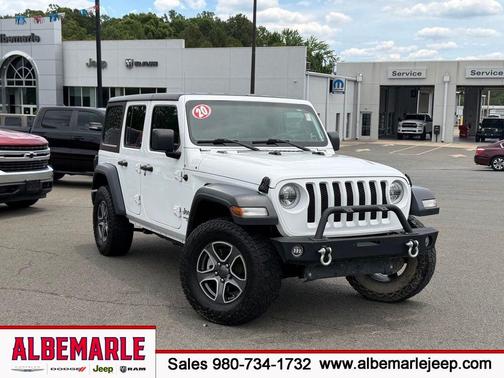 Bright White Clearcoat 2020 Jeep Wrangler Unlimited Sport