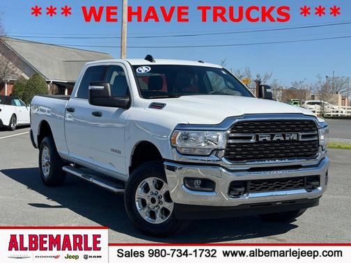 Bright White Clearcoat 2024 RAM 2500 Big Horn