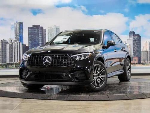 Obsidian Black Metallic 2026 Mercedes-Benz AMG GLC 43 4MATIC Coupe