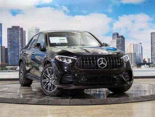 Obsidian Black Metallic 2026 Mercedes-Benz AMG GLC 43 4MATIC Coupe