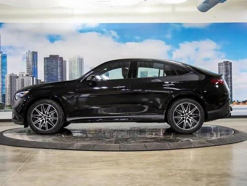 Obsidian Black Metallic 2026 Mercedes-Benz AMG GLC 43 4MATIC Coupe