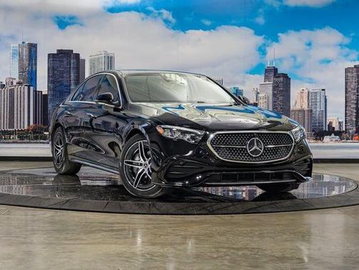 Black 2025 Mercedes-Benz E-Class 4MATIC
