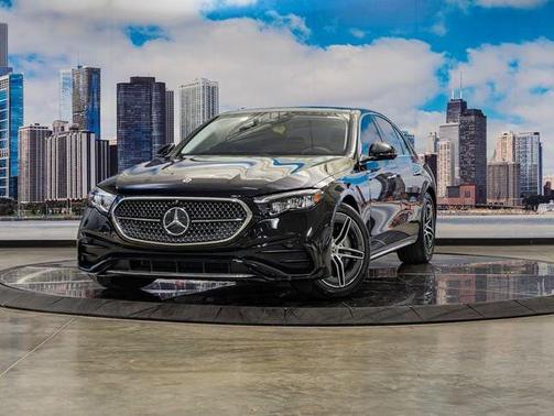 Black 2025 Mercedes-Benz E-Class 4MATIC