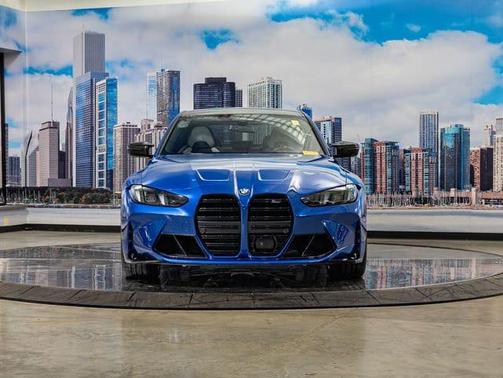 Blue Metallic 2025 BMW M3 Competition xDrive