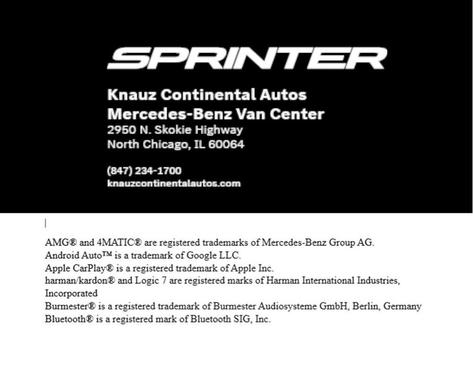 2014 Mercedes-Benz Sprinter Normal Roof