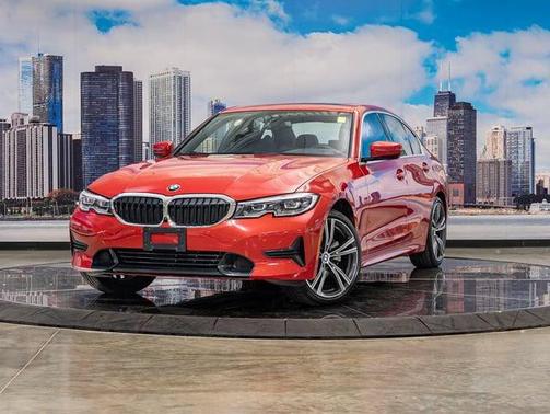 Melbourne Red 2021 BMW 330 xDrive