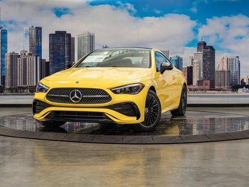 Sun Yellow 2026 Mercedes-Benz CLE 300 4MATIC Coupe
