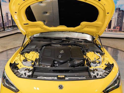 Sun Yellow 2026 Mercedes-Benz CLE 300 4MATIC Coupe