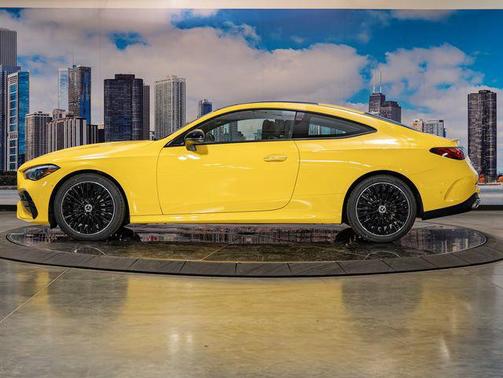 Sun Yellow 2026 Mercedes-Benz CLE 300 4MATIC Coupe