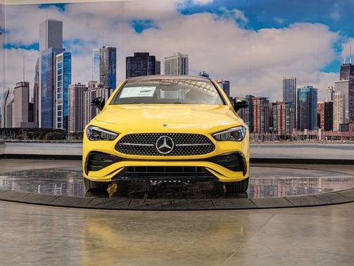 Sun Yellow 2026 Mercedes-Benz CLE 300 4MATIC Coupe