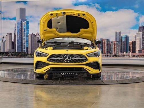Sun Yellow 2026 Mercedes-Benz CLE 300 4MATIC Coupe