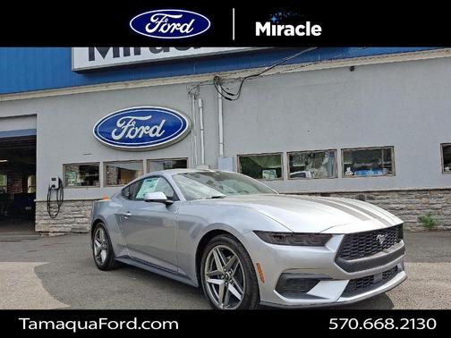 Iconic Silver 2025 Ford Mustang EcoBoost Premium