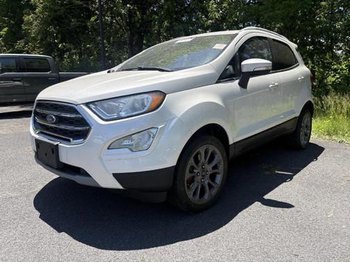 White Platinum Tri-Coat Metallic 2018 Ford EcoSport Titanium