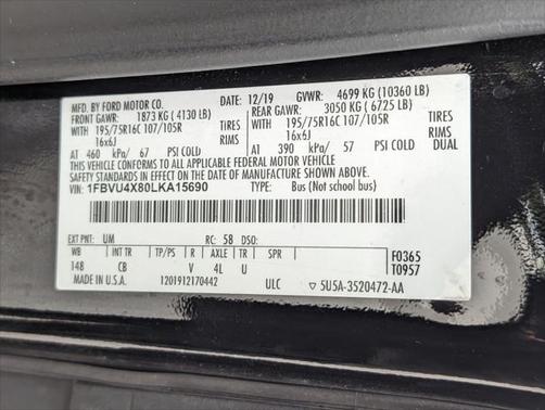 2020 Ford Transit-350 XLT